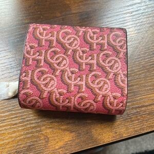 Coach Pink and Brown Wallet
